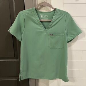 Rare FIGS SET Jade Limited Edition Small Catarina Top, Med Livingston